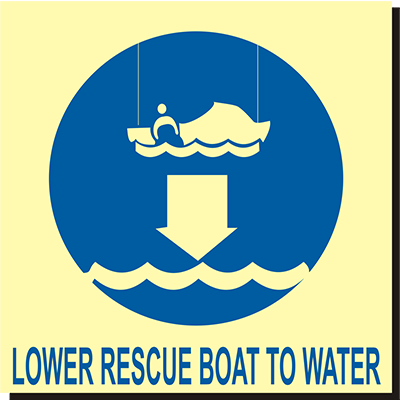Lower Rescue boat Lower Rescue boat